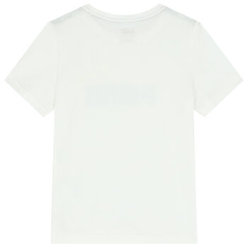 Boys White Logo T-Shirt